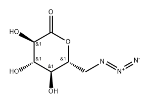 6-Azido-6-deoxy-D-glucono-1,5-lactone Structure