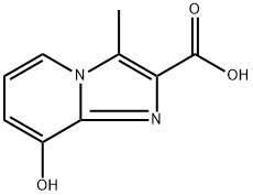 8-hydroxy-3-methylimidazo[1,2-a]pyridine-2-carboxylic acid Structure