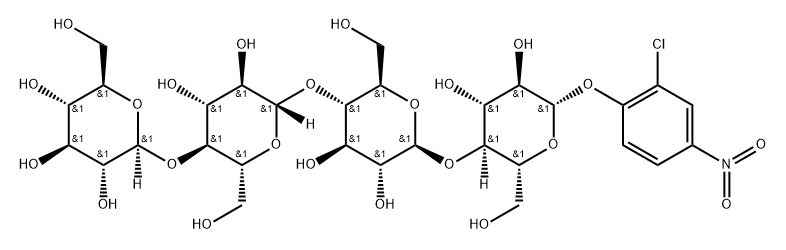 2-Chloro-4-nitrophenyl-b-D-cellotetraoside Structure