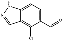 4-Chloro-1H-indazole-5-carbaldehyde Structure