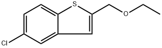 5-Chloro-2-(ethoxymethyl)benzo[b]thiophene Structure