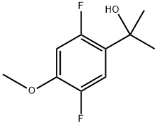 2-(2,5-Difluoro-4-methoxyphenyl)propan-2-ol Structure