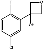 3-(5-chloro-2-fluorophenyl)oxetan-3-ol Structure