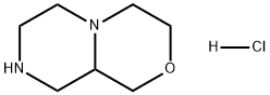 Pyrazino[2,1-c][1,4]oxazine, octahydro-, hydrochloride (1:1) Structure