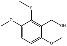 (3,6-dimethoxy-2-(methylthio)phenyl)methanol Structure