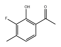 1-(3-fluoro-2-hydroxy-4-methylphenyl)ethan-1-one Structure