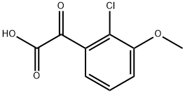 2-(2-chloro-3-methoxyphenyl)-2-oxoacetic acid Structure