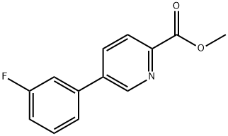 methyl 5-(3-fluorophenyl)picolinate Structure