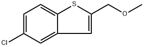 5-Chloro-2-(methoxymethyl)benzo[b]thiophene Structure