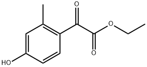 ethyl 2-(4-hydroxy-2-methylphenyl)-2-oxoacetate Structure