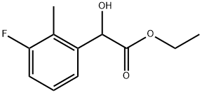 Ethyl 3-fluoro-α-hydroxy-2-methylbenzeneacetate Structure