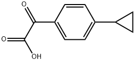 2-(4-cyclopropylphenyl)-2-oxoacetic acid Structure