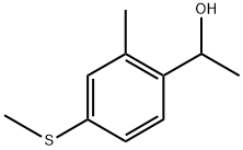 1-(2-methyl-4-(methylthio)phenyl)ethanol Structure