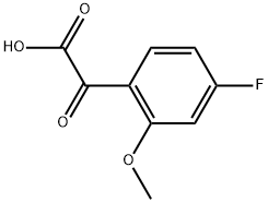 2-(4-fluoro-2-methoxyphenyl)-2-oxoacetic acid Structure