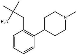 Benzeneethanamine, α,α-dimethyl-2-(1-methyl-4-piperidinyl)- 구조식 이미지