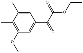 ethyl 2-(3-methoxy-4,5-dimethylphenyl)-2-oxoacetate Structure