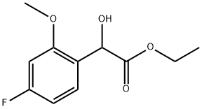 Ethyl 4-fluoro-α-hydroxy-2-methoxybenzeneacetate Structure