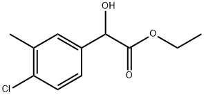 Ethyl 4-chloro-α-hydroxy-3-methylbenzeneacetate Structure