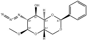 Methyl 2-azido-2-deoxy-4,6-O-[(S)-phenylmethylene]- a-L-altropyranoside Structure