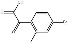 2-(4-bromo-2-methylphenyl)-2-oxoacetic acid Structure