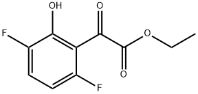 ethyl 2-(3,6-difluoro-2-hydroxyphenyl)-2-oxoacetate Structure