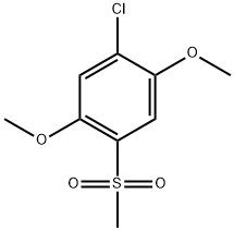 1-Chloro-2,5-dimethoxy-4-(methylsulfonyl)benzene Structure