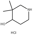 3,3-dimethylpiperidin-4-ol hydrochloride 구조식 이미지