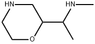2-Morpholinemethanamine, N,α-dimethyl- Structure