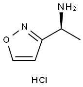 3-Isoxazolemethanamine, α-methyl-, hydrochloride (1:1), (αS)- Structure