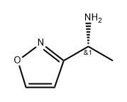 (R)-1-(isoxazol-3-yl)ethan-1-amine 구조식 이미지