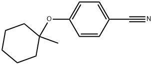 4-[(1-Methylcyclohexyl)oxy]benzonitrile Structure