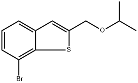 7-Bromo-2-[(1-methylethoxy)methyl]benzo[b]thiophene Structure