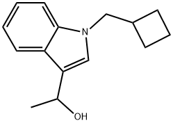 1-(Cyclobutylmethyl)-α-methyl-1H-indole-3-methanol Structure