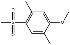 1-Methoxy-2,5-dimethyl-4-(methylsulfonyl)benzene Structure