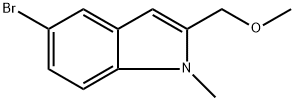 5-Bromo-2-(methoxymethyl)-1-methyl-1H-indole Structure