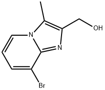 {8-bromo-3-methylimidazo[1,2-a]pyridin-2-yl}methanol Structure