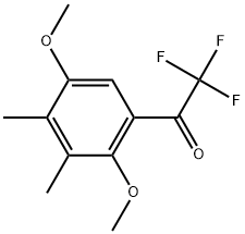 1-(2,5-Dimethoxy-3,4-dimethylphenyl)-2,2,2-trifluoroethanone Structure