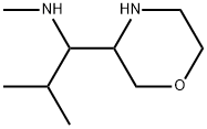 3-Morpholinemethanamine, N-methyl-α-(1-methylethyl)- 구조식 이미지