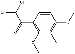 2,2-dichloro-1-(2,4-dimethoxy-3-methylphenyl)ethanone Structure