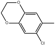 6-Chloro-2,3-dihydro-7-methyl-1,4-benzodioxin Structure