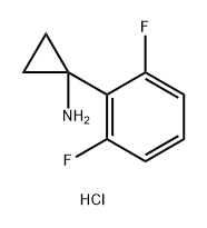 1-(2,6-difluorophenyl)cyclopropanamine hydrochloride 구조식 이미지