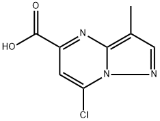 7-chloro-3-methylpyrazolo[1,5-a]pyrimidine-5-carboxylic acid Structure