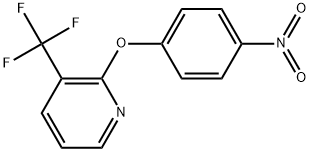 2-(4-Nitrophenoxy)-3-(trifluoromethyl)pyridine 구조식 이미지