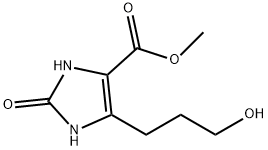 Methyl 2,3-dihydro-5-(3-hydroxypropyl)-2-oxo-1H-imidazole-4-carboxylate Structure