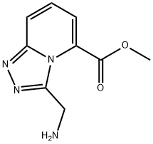 methyl 3-(aminomethyl)-[1,2,4]triazolo[4,3-a]pyridine-5-carboxylate Structure