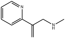 2-Pyridineethanamine, N-methyl-β-methylene- Structure