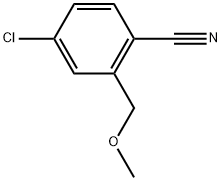 4-Chloro-2-(methoxymethyl)benzonitrile Structure