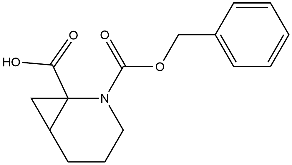 2-(Phenylmethyl) 2-azabicyclo[4.1.0]heptane-1,2-dicarboxylate Structure