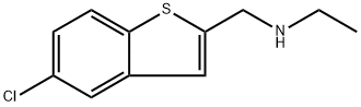 5-Chloro-N-ethylbenzo[b]thiophene-2-methanamine Structure