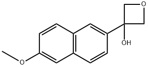 3-(6-methoxynaphthalen-2-yl)oxetan-3-ol Structure